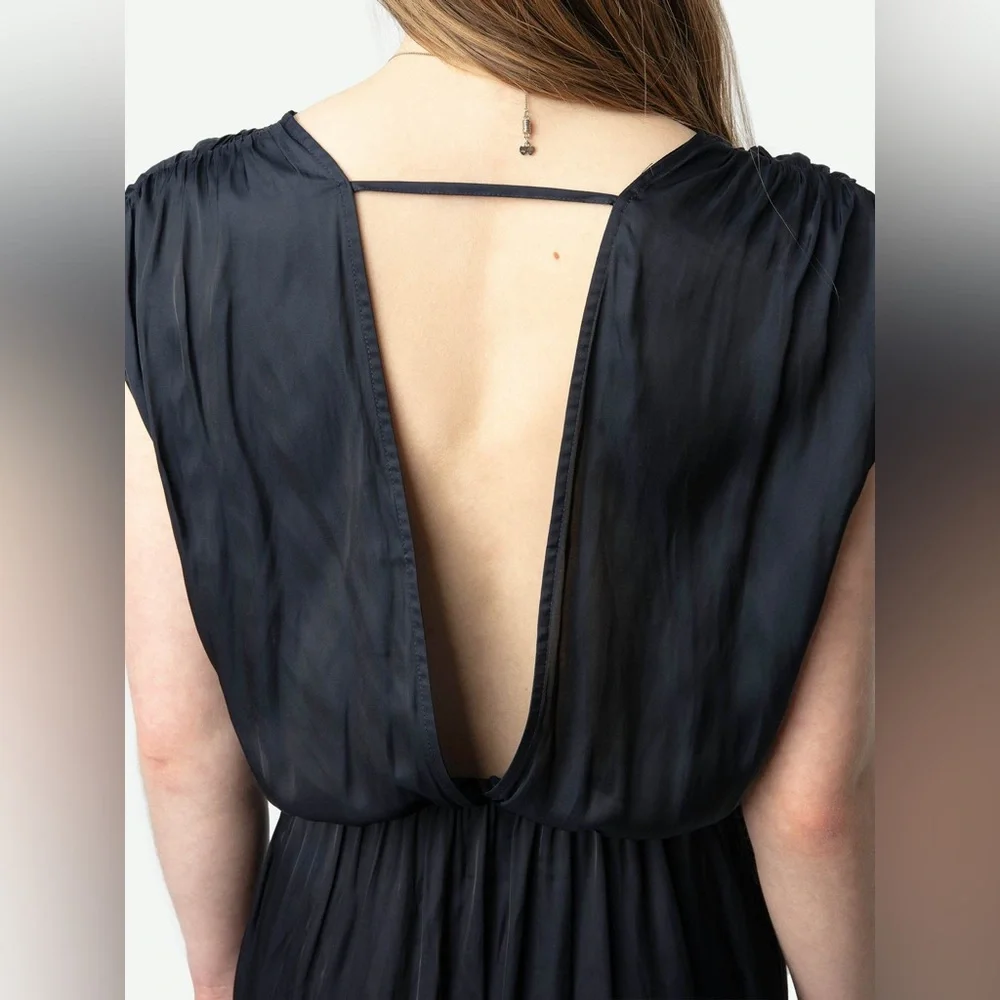 Zadig & Voltaire Ritmic Satin Dress - Picture 4 of 14